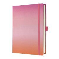 SIGEL Notizbuch JOLIE Bullet ca. DIN A5 punktkariert, pink/rosa/orange Hardcover 200 Seiten, 1 St.
