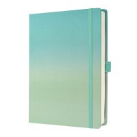 SIGEL Notizbuch JOLIE Bullet ca. DIN A5 punktkariert, türkis/mintgrün Hardcover 200 Seiten, 1 St.