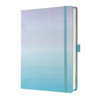 SIGEL Notizbuch JOLIE Bullet ca. DIN A5 punktkariert, blau/violett Hardcover 200 Seiten, 1 St.