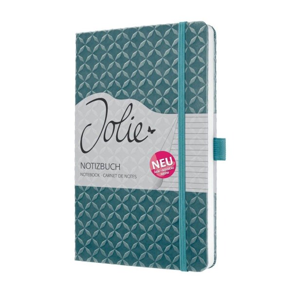 SIGEL Notizbuch JOLIE ca. DIN A5 liniert, mittelblau Hardcover 174 Seiten, 1 St.