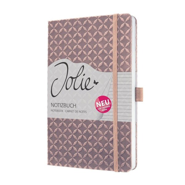 SIGEL Notizbuch JOLIE ca. DIN A5 liniert, rose Hardcover 174 Seiten, 1 St.