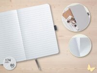 SIGEL Notizbuch JOLIE ca. DIN A5 liniert, rose Hardcover...