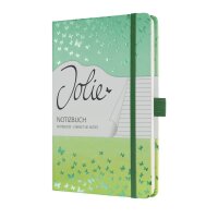 SIGEL Notizbuch JOLIE ca. DIN A5 liniert, grün...