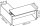 Quadrifoglio T45 Schreibtisch nussbaum, weiß L-Form, Wangen-Gestell nussbaum 200,0 x 194,0 cm