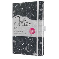 SIGEL Notizbuch JOLIE ca. DIN A5 liniert, schwarz...