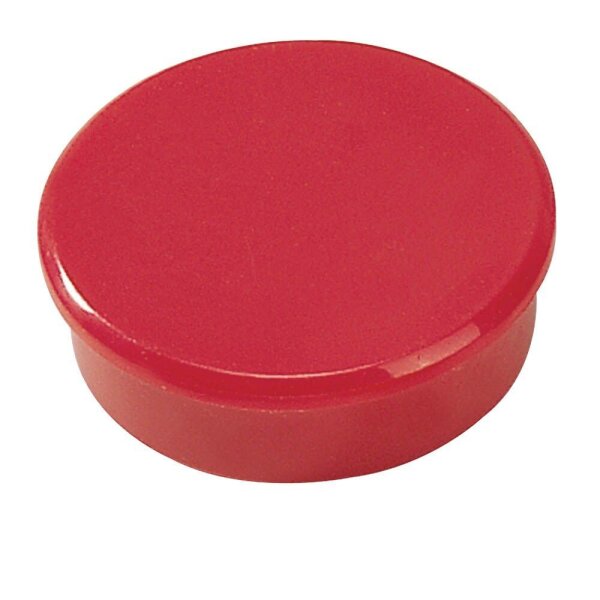 DAHLE Magnete rot, Kunststoff Ø 3,8 cm, 10 St.