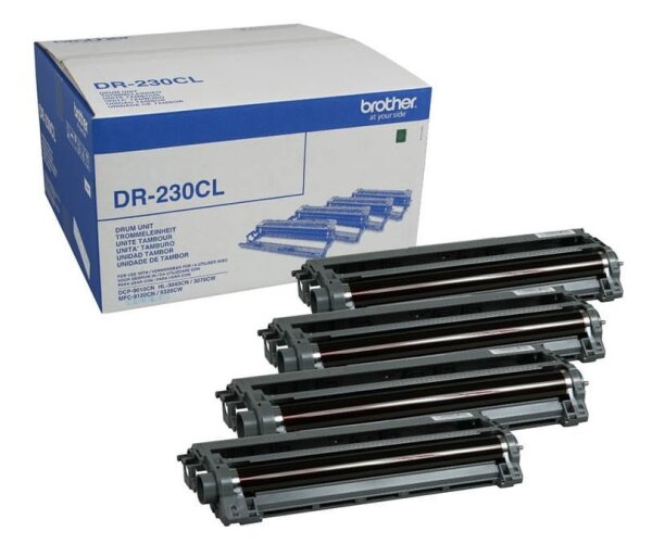 brother DR-230CL  schwarz, cyan, magenta, gelb Trommel