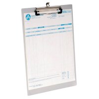 WESTCOTT Klemmbrett E-17001 00 DIN A4 silber Aluminium, 1...