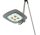 Hansa LED E-Motion LED Schreibtischlampe silber 9 W