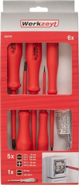 Werkzeyt Schraubendreher-Set VDE B20702 6-tlg.  ( B20702 )