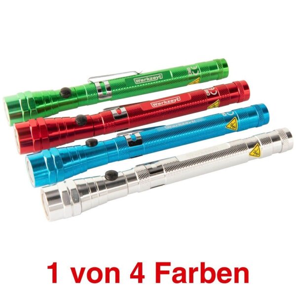Werkzeyt Teleskop/Magnet LED Taschenlampe bunt, 1 St.