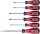 CONNEX Schraubendreher-Set SL, PH1, PH2, PZ1, PZ2 COX311208 6-tlg.