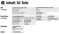 CONNEX Steckschlüssel-Satz COXB365010 52-tlg.