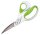 WESTCOTT Papierschere CARBO Titan Nitrid NON STICK lichtgrau-grün 21,4 cm