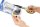 WESTCOTT Papierschere CARBO Titan Nitrid NON STICK lichtgrau-grün 21,4 cm