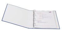 VELOFLEX Basic Ringbuch 4-Ringe blau 4,0 cm DIN A4, 1 St.