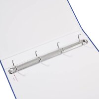 VELOFLEX Basic Ringbuch 4-Ringe blau 4,0 cm DIN A4, 1 St.