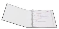 VELOFLEX Basic Ringbuch 4-Ringe schwarz 4,0 cm DIN A4, 1 St.