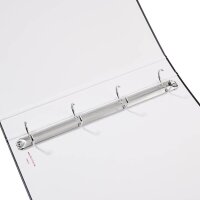 VELOFLEX Basic Ringbuch 4-Ringe schwarz 4,0 cm DIN A4, 1 St.