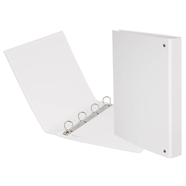 VELOFLEX Basic Ringbuch 4-Ringe weiß 4,0 cm DIN A4, 1 St.