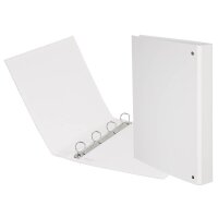 VELOFLEX Basic Ringbuch 4-Ringe weiß 4,0 cm DIN A4,...