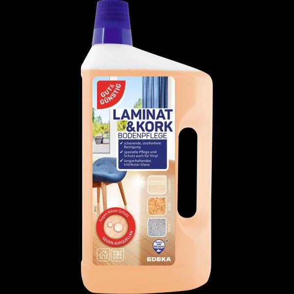 GUT&GÜNSTIG LAMINAT & KORK Bodenreiniger 1,0 l  ( 6166120000 )