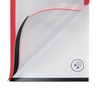 FRANKEN Magnetrahmen selbstklebend PRO rot A4, 2 St.