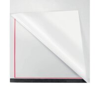FRANKEN Magnetrahmen selbstklebend PRO rot A4, 2 St.