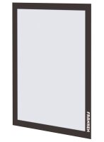 FRANKEN Magnetrahmen selbstklebend PRO schwarz A4, 2 St.