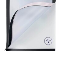 FRANKEN Magnetrahmen selbstklebend PRO schwarz A4, 2 St.