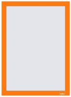 nobo Magnetrahmen selbstklebend orange A4, 2 St.
