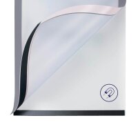 FRANKEN Magnetrahmen selbstklebend PRO silber A4, 2 St.