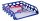sax design Briefablage Voronoi blau DIN A4, 1 St.