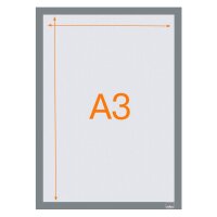 nobo Magnetrahmen selbstklebend silber A3, 2 St.