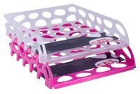 sax design Briefablage Voronoi pink DIN A4, 1 St.