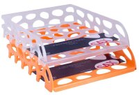 sax design Briefablage Voronoi orange DIN A4, 1 St.