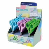 PLUS JAPAN Kinderscheren Junior blau, pink, grün 6,5...