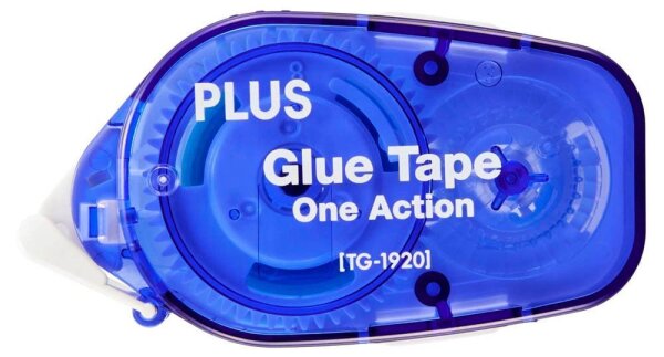 PLUS JAPAN One Action TG-1920 Kleberoller dauerhaft, 1 St.