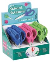 PLUS JAPAN Kinderscheren blau, pink, grün 5,2 cm, 24...