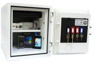 phoenix Tresor Titan FS1282K  mit Feuerschutz weiß 35,0 x 43,0 x 41,0 cm