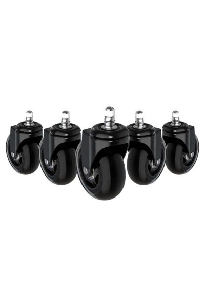 DXRacer Stuhlrollen Blade Wheels für Hartböden, 5 St.
