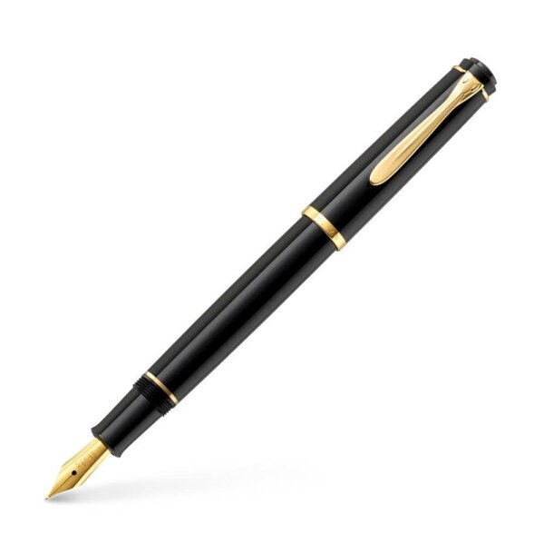 Pelikan Classic P200 Patronenfüller schwarz/gold F (fein), 1 St.