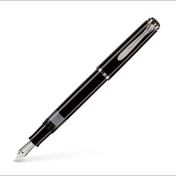 Pelikan Classic M 205 Kolbenfüller schwarz hochglänzend M (mittel), 1 St.