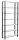 SCHULTE Schwerlastregal 36013-S schwarz 100,0 x 30,0 x 230,0 cm