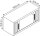 CP Omnispace Aufsatz-Rollladenschrank verkehrsweiß keine Fachböden 100,0 x 42,0 x 45,0 cm