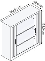 CP Omnispace Rollladenschrank verkehrsweiß 2...