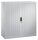 CP Omnispace Rollladenschrank silber 2 Fachböden 120,0 x 42,0 x 123,0 cm