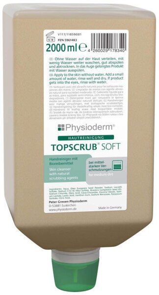 Physioderm® TOPSCRUB® SOFT Handreiniger 2 l, 1 St.
