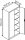 CP Stahlschrank C 2000 Acurado 9280-000 S10761 lichtgrau, rubinrot 4 Fachböden 93,0 x 50,0 x 195,0 cm, aufgebaut, 1 St.