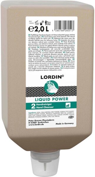 LORDIN® LIQUID POWER Handwaschpaste 2 l, 1 St.